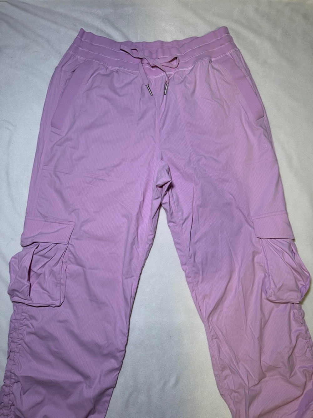 Lululemon Athletica Pink Dance Studio Relaxed-Fit Mid-Rise Cargo Pants Size M - Picture 7 of 15